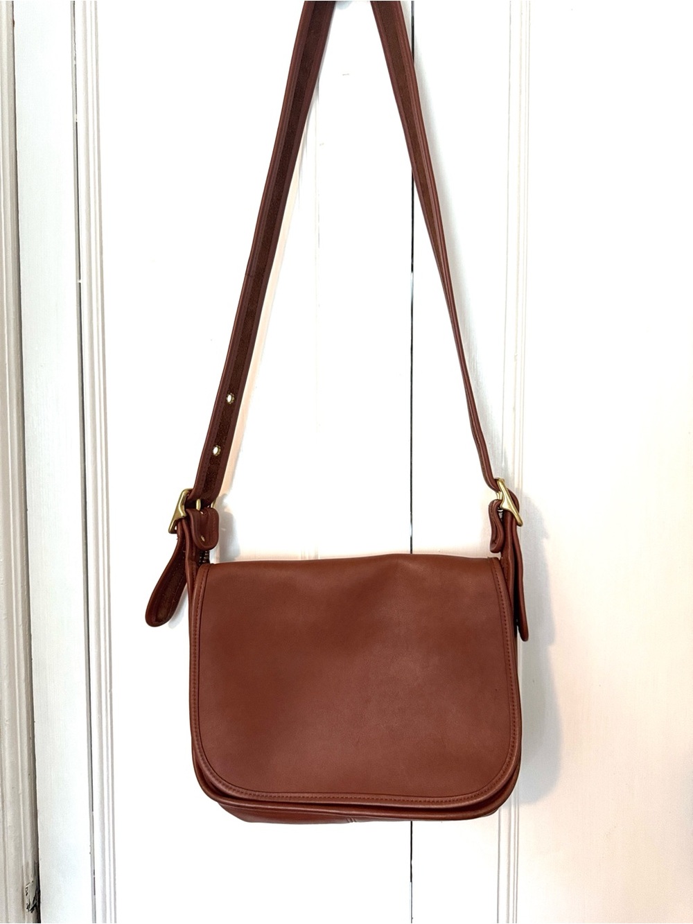 COACH Patricia’s Legacy 9951 Brown Leather Bag with Adjustable Strap